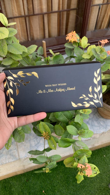 Grace Black & Gold Envelope